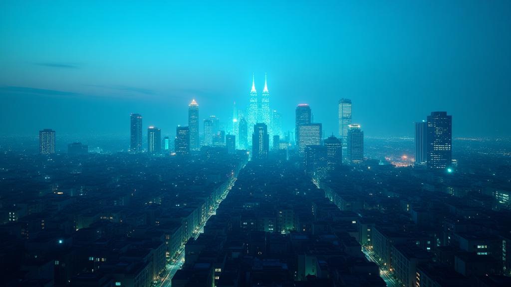 5G mobile connectivity in Milan cityscape